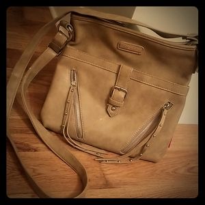 Crossbody faux leather purse